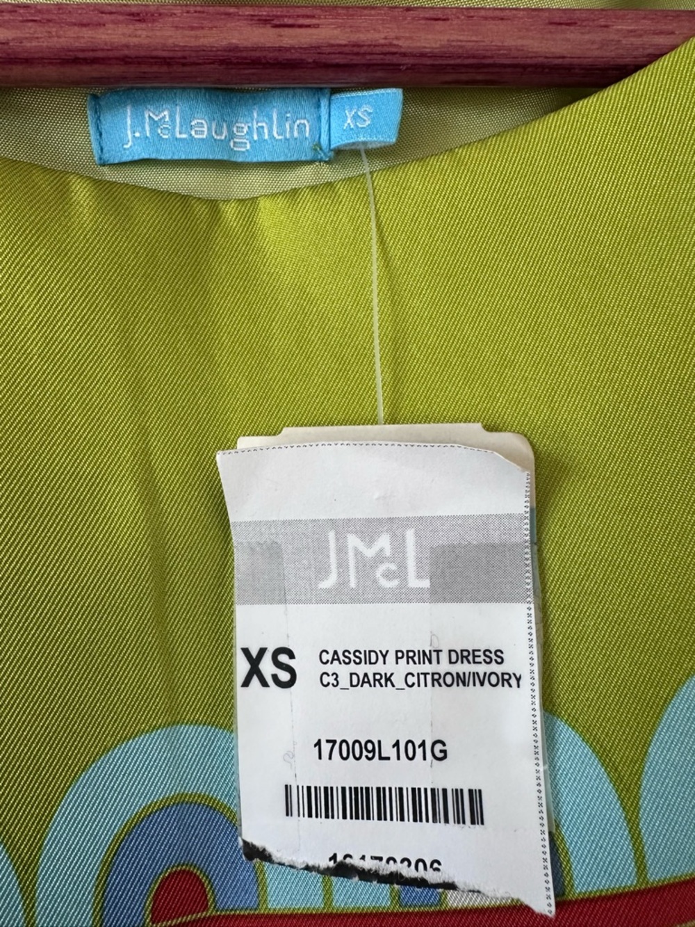 J. McLaughlin Multicolor Psychedelic Silk Mini Dress — Lime, Orange, Blue, Red - Picture 3 of 8